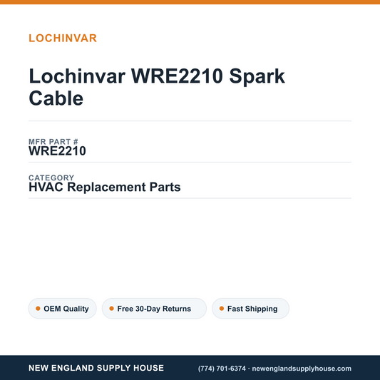 Lochinvar WRE2210 Spark Cable — New England Supply House spec card [NESH-SPEC-CARD-V2]