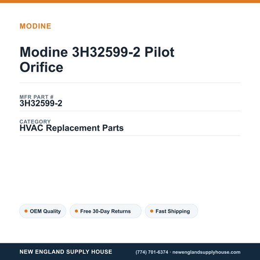 Modine 3H32599-2 Pilot Orifice — New England Supply House spec card [NESH-SPEC-CARD-V2]