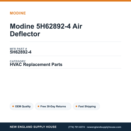 Modine 5H62892-4 Air Deflector — New England Supply House spec card [NESH-SPEC-CARD-V2]