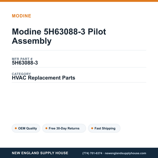 Modine 5H63088-3 Pilot Assembly — New England Supply House spec card [NESH-SPEC-CARD-V2]