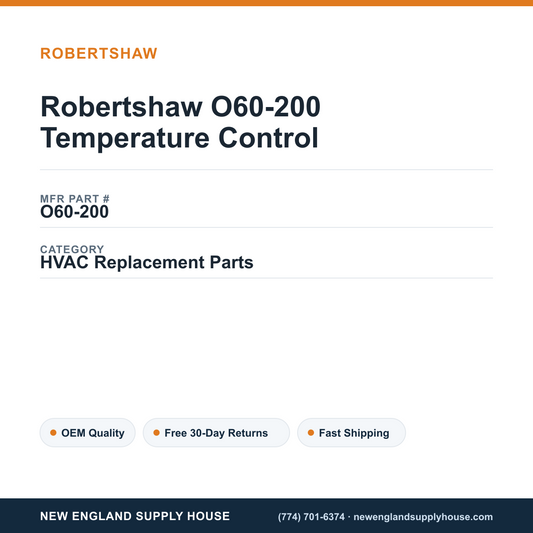 Robertshaw O60-200 Temperature Control — New England Supply House spec card [NESH-SPEC-CARD-V2]