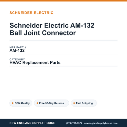 Schneider Electric AM-132 Ball Joint Connector — New England Supply House spec card [NESH-SPEC-CARD-V2]