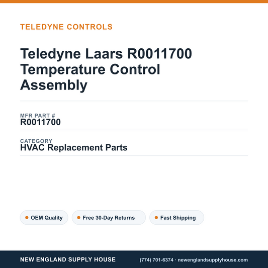 Teledyne Laars R0011700 Temperature Control Assembly — New England Supply House spec card [NESH-SPEC-CARD-V2]