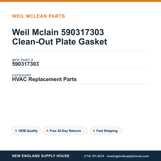 Weil Mclain 590317303 Clean-Out Plate Gasket — New England Supply House spec card [NESH-SPEC-CARD-V2]
