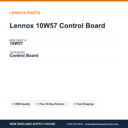 Lennox 10W57 Control Board — New England Supply House spec card [NESH-SPEC-CARD-V2]