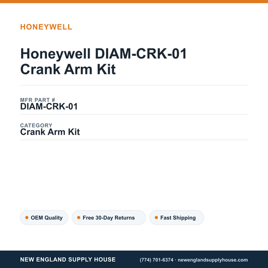 Honeywell DIAM-CRK-01 Crank Arm Kit — New England Supply House spec card [NESH-SPEC-CARD-V2]