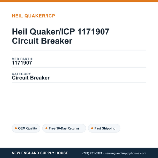 Heil Quaker/ICP 1171907 Circuit Breaker — New England Supply House spec card [NESH-SPEC-CARD-V2]