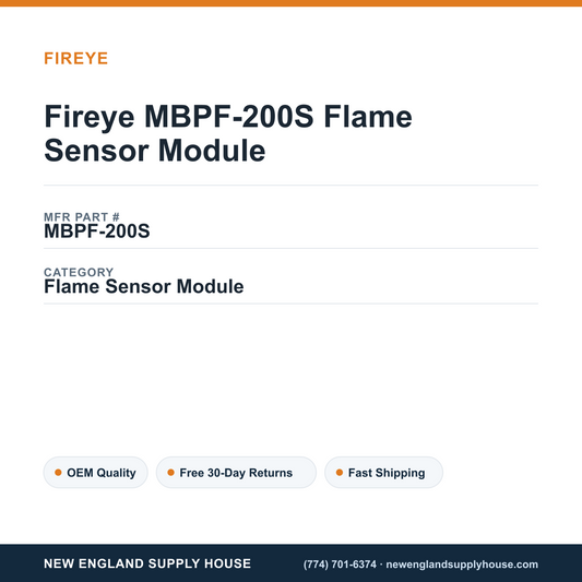 Fireye MBPF-200S Flame Sensor Module — New England Supply House spec card [NESH-SPEC-CARD-V2]