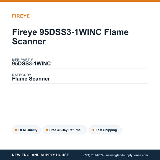 Fireye 95DSS3-1WINC Flame Scanner — New England Supply House spec card [NESH-SPEC-CARD-V2]