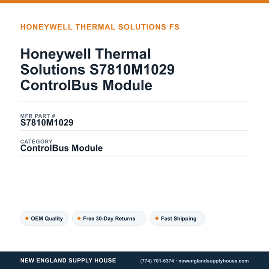 Honeywell Thermal Solutions S7810M1029 ControlBus Module — New England Supply House spec card [NESH-SPEC-CARD-V2]