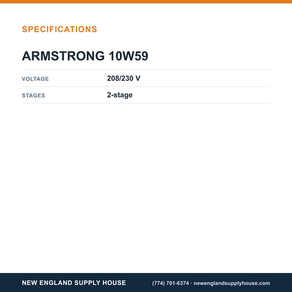 Armstrong 10W59 Blower Inducer specifications — New England Supply House [NESH-SPECTABLE-V1]