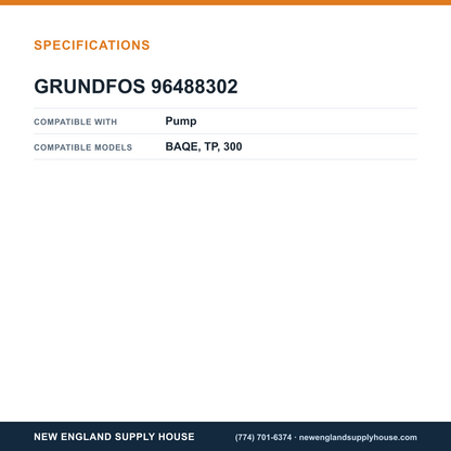 Grundfos Pumps 96488302 Pump Shaft Seal Kit specifications — New England Supply House [NESH-SPECTABLE-V1]