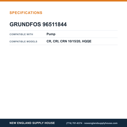 Grundfos Pumps 96511844 Pump Shaft Seal Kit specifications — New England Supply House [NESH-SPECTABLE-V1]