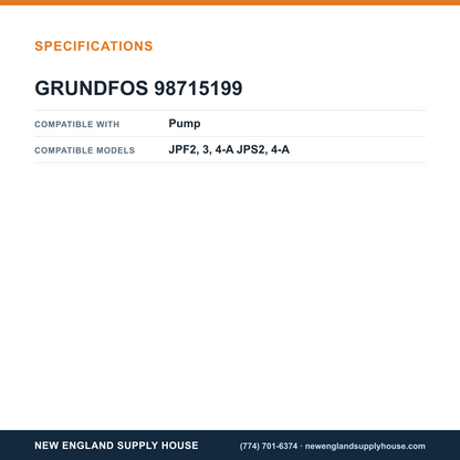 Grundfos Pumps 98715199 Pump Shaft Seal Kit specifications — New England Supply House [NESH-SPECTABLE-V1]