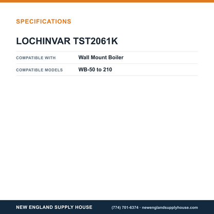 Lochinvar TST2061K Boiler Outlet Sensor/High Limit specifications — New England Supply House [NESH-SPECTABLE-V1]