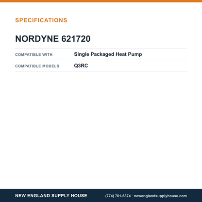 Nordyne 621720 Heat Pump Condenser Fan Motor specifications — New England Supply House [NESH-SPECTABLE-V1]