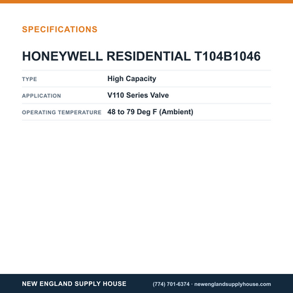 Resideo - Honeywell Home T104B1046 Thermostatic Radiator Valve Actuator specifications — New England Supply House [NESH-SPECTABLE-V1]