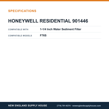 Resideo - Honeywell Home 901446 Water Sediment Filter Tailpiece Gasket specifications — New England Supply House [NESH-SPECTABLE-V1]