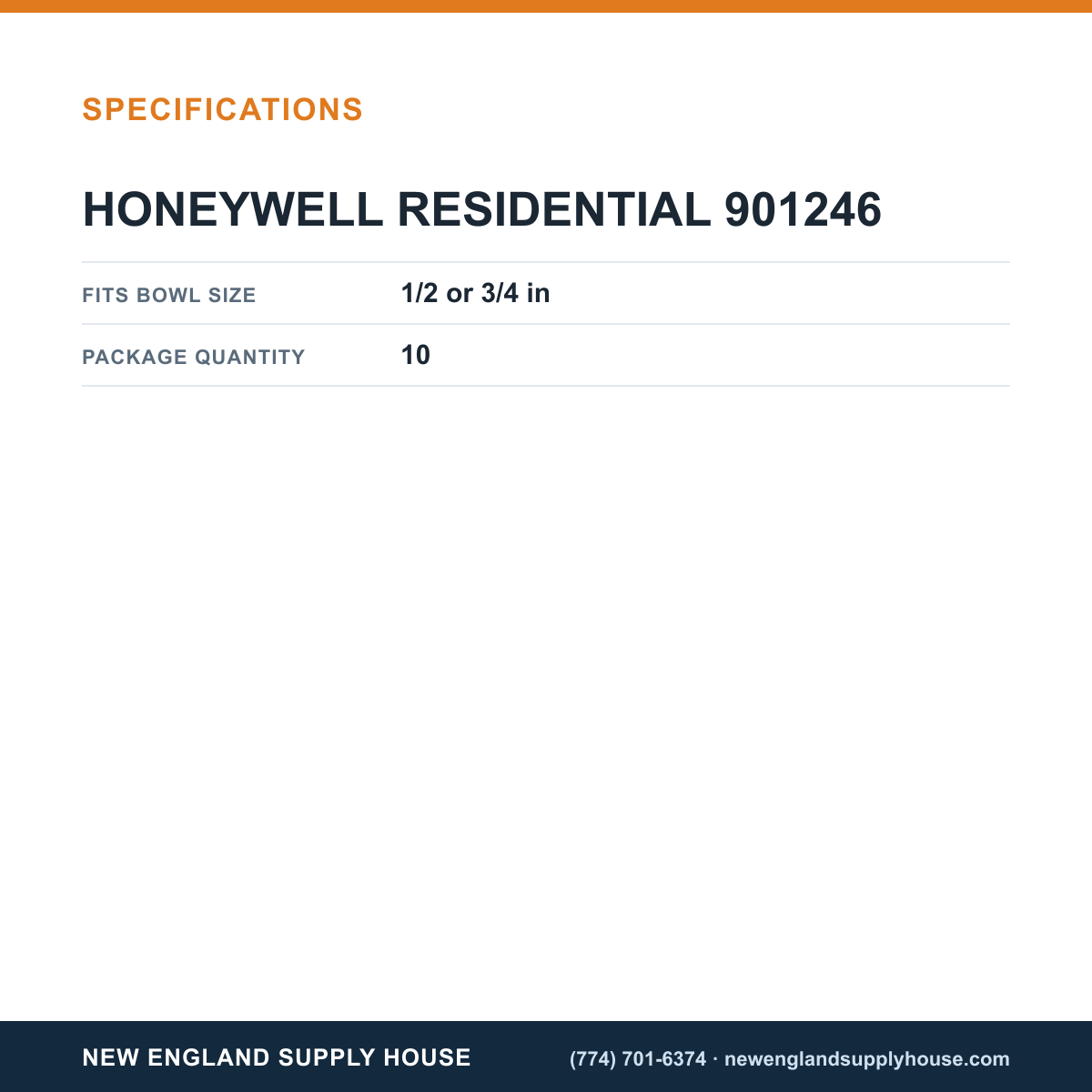 Resideo - Honeywell Home 901246 Ring Set specifications — New England Supply House [NESH-SPECTABLE-V1]