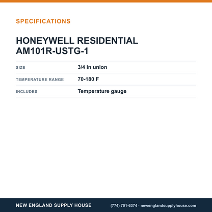 Resideo - Honeywell Home AM101R-USTG-1 Thermostatic Mixing Valve specifications — New England Supply House [NESH-SPECTABLE-V1]