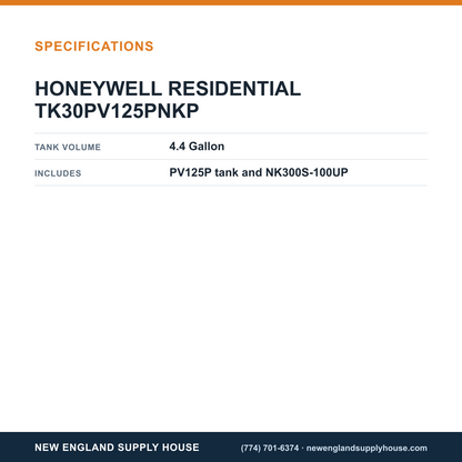 Resideo - Honeywell Home TK30PV125PNKP Boiler Trim Kit specifications — New England Supply House [NESH-SPECTABLE-V1]