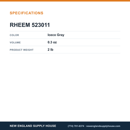 Rheem 523011 Touch-Up Paint Pen specifications — New England Supply House [NESH-SPECTABLE-V1]