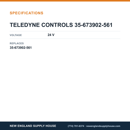 Teledyne Laars 35-675933-561 Ignition Control specifications — New England Supply House [NESH-SPECTABLE-V1]