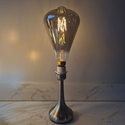 Vintage Oversized LED Edison Bulbs 40W Equivalent, Decorative Dimmable LED M-Type Filaments Bulbs with Smoke Glass, 2200K Warm White, E26 Base, 7W, 350LM, ST164