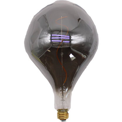 A165S Oversized Vintage LED Edison Bulb, Smoke Decorative E26 Dimmable 7W, 350 Lumens, Warm White 2200K, 1 Pack