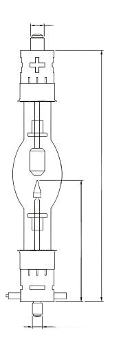 ASL XM1000HS/G 1000W Digital Cinema Xenon Lamp for Cinema Projectors, FollowSpots, & Searchlights